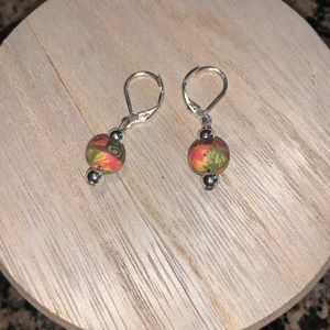 🔴Sale🔴 Multi colored beaded dangle earrings